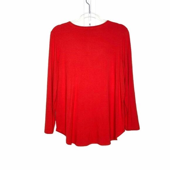 Eileen Fisher Long Sleeve Pullover Top Stretchy - Picture 7 of 8